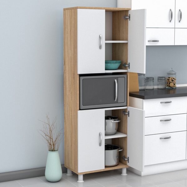 ΕΠΙΠΛΟ ΚΟΥΖΙΝΑΣ/ΝΤΟΥΛΑΠΙ RAD HM18196.03 ΜΕΛΑΜΙΝΗ ΣΟΝΑΜΑ-ΛΕΥΚΟ 56x32x165Υεκ. - Image 3