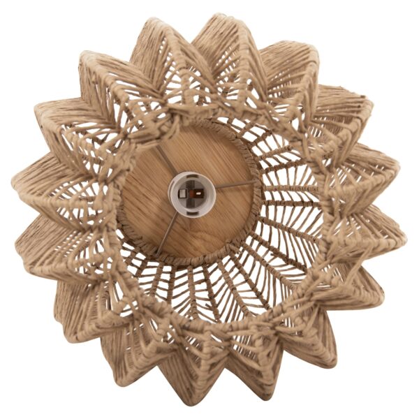 ΕΠΙΤΡΑΠΕΖΙΟ ΦΩΤΙΣΤΙΚΟ HM4350 ΜΕΤΑΛΛΟ ΜΕ PAPER ROPE ΣΕ ΦΥΣΙΚΟ Φ30,5Χ34Υεκ. - Image 5