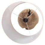 ΕΠΙΤΡΑΠΕΖΙΟ ΦΩΤΙΣΤΙΚΟ ORANYE HM4421 ΞΥΛΟ ΤΕΑΚ-ΛΕΥΚΟ PVC ΚΑΠΕΛΟ Φ40x53Υεκ. - Image 4