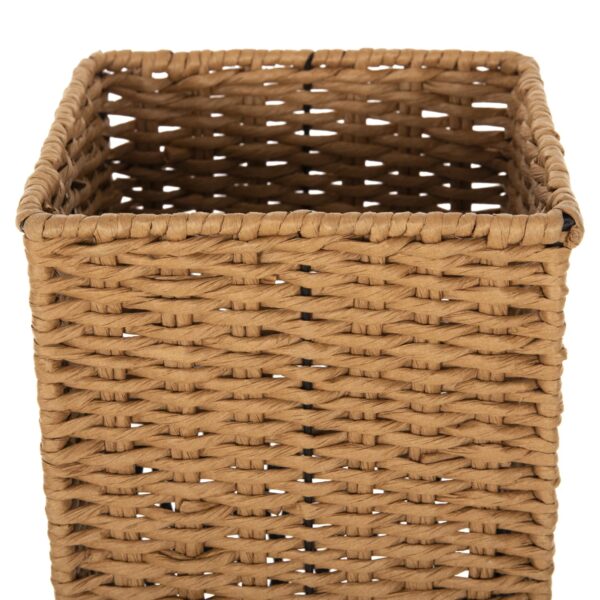 ΦΩΤΙΣΤΙΚΟ ΔΑΠΕΔΟΥ HM4355 ΜΕΤΑΛΛΟ-PAPER ROPE ΣΕ ΜΠΕΖ ΑΜΜΟΥ-ΜΑΥΡΟ 21x21x119,5Υεκ. - Image 5