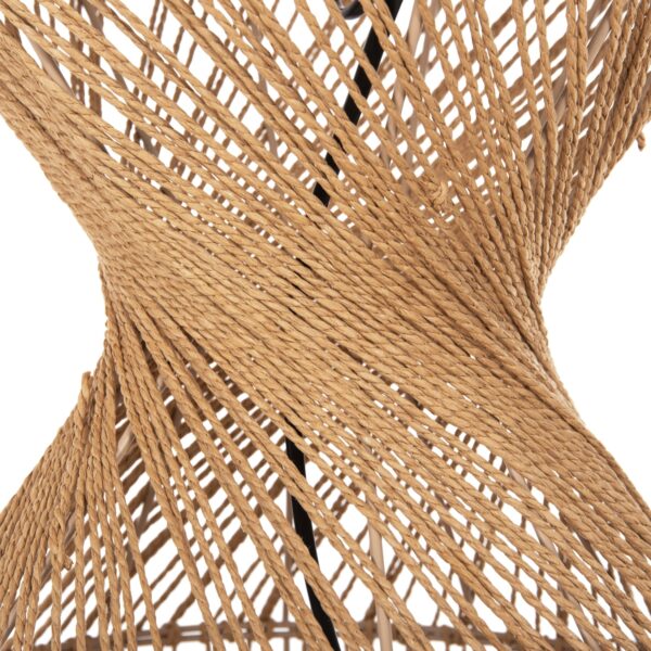 ΦΩΤΙΣΤΙΚΟ ΔΑΠΕΔΟΥ HM4357 ΜΕΤΑΛΛΟ-PAPER ROPE ΣΕ ΚΑΦΕ-2 ΛΑΜΠΕΣ Φ30x134Υεκ. - Image 5