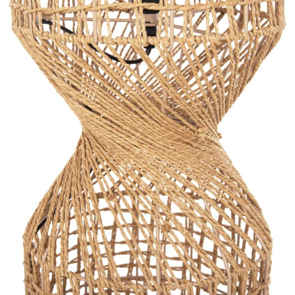 ΦΩΤΙΣΤΙΚΟ ΔΑΠΕΔΟΥ HM4358 ΜΕΤΑΛΛΟ-PAPER ROPE ΣΕ ΚΑΦΕ-2 ΛΑΜΠΕΣ Φ25x102Υεκ. - Image 5