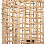 ΦΩΤΙΣΤΙΚΟ ΔΑΠΕΔΟΥ HM4358 ΜΕΤΑΛΛΟ-PAPER ROPE ΣΕ ΚΑΦΕ-2 ΛΑΜΠΕΣ Φ25x102Υεκ. - Image 6