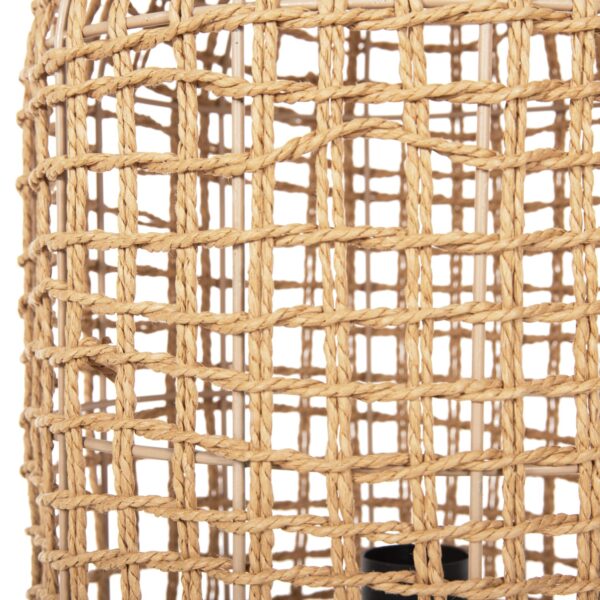 ΦΩΤΙΣΤΙΚΟ ΔΑΠΕΔΟΥ HM4358 ΜΕΤΑΛΛΟ-PAPER ROPE ΣΕ ΚΑΦΕ-2 ΛΑΜΠΕΣ Φ25x102Υεκ. - Image 6