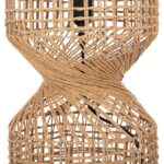 ΦΩΤΙΣΤΙΚΟ ΔΑΠΕΔΟΥ HM4359 ΜΕΤΑΛΛΟ-PAPER ROPE ΣΕ ΚΑΦΕ-2 ΛΑΜΠΕΣ Φ25x78,5Υεκ. - Image 4