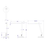 ΦΩΤΙΣΤΙΚΟ ΓΡΑΦΕΙΟΥ LED BLAIN PRO HM4445.08 ΑΣΗΜΙ ΧΡΩΜΑ Φ19x49,9Υεκ. - Image 2