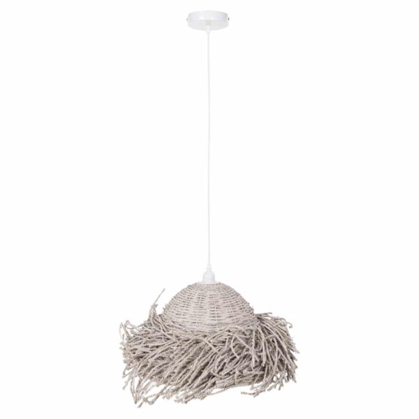 ΦΩΤΙΣΤΙΚΟ ΟΡΟΦΗΣ ΚΡΕΜΑΣΤΟ HM4349 SEAGRASS ΣΕ WHITEWASH ΧΡΩΜΑ Φ50x25-135Υεκ. - Image 3