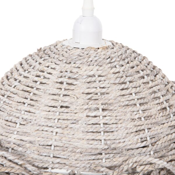 ΦΩΤΙΣΤΙΚΟ ΟΡΟΦΗΣ ΚΡΕΜΑΣΤΟ HM4349 SEAGRASS ΣΕ WHITEWASH ΧΡΩΜΑ Φ50x25-135Υεκ. - Image 6