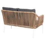 ΚΑΝΑΠΕΣ ΕΞ.ΧΩΡΟΥ BAFFIN HM6054.01 ΑΛΟΥΜΙΝΙΟ ΛΕΥΚΟ-ΣΥΝΘ.RATTAN ΜΠΕΖ-ΑΝΘΡΑΚΙ ΜΑΞΙΛΑΡΙΑ - Image 5