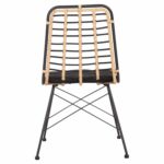 ΚΑΡΕΚΛΑ ΜΕΤΑΛΛΙΚΗ ALLEGRA HM5691.11 WICKER ΜΠΕΖ-ΜΑΥΡΟ 51x54x84Υεκ. - Image 6