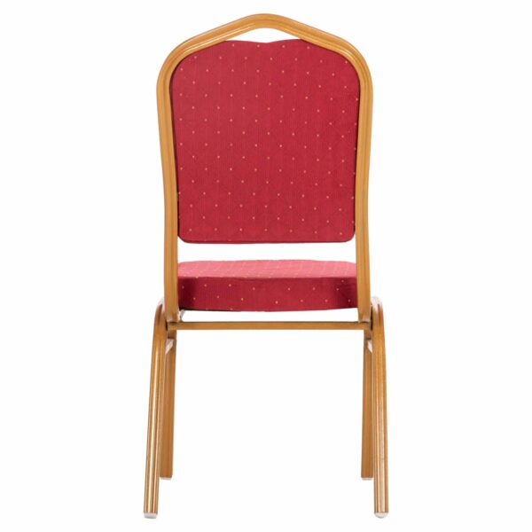 ΚΑΡΕΚΛΑ ΜΕΤΑΛΛΙΚΗ ΣΥΝΕΔΡΙΟΥ CATERING HILTON- ΜΠΟΡΝΤΟ ΥΦΑΣΜΑ HM0054.21 44x66x92,5Yεκ. - Image 6