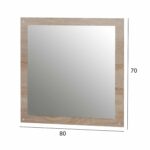 ΚΑΘΡΕΦΤΗΣ ΤΟΙΧΟΥ HM4360 ΜΕΛΑΜΙΝΗ ΣΕ ΣΟΝΑΜΑ 80x70x1.8(βάθος)εκ - Image 2