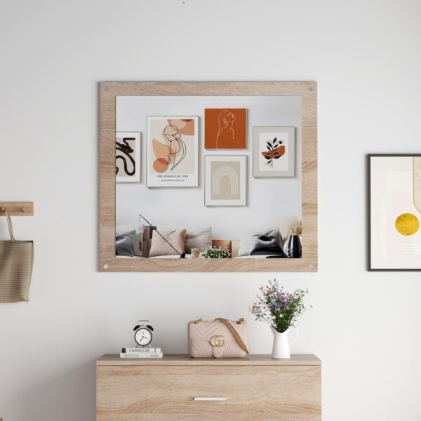 ΚΑΘΡΕΦΤΗΣ ΤΟΙΧΟΥ HM4360 ΜΕΛΑΜΙΝΗ ΣΕ ΣΟΝΑΜΑ 80x70x1.8(βάθος)εκ - Image 4