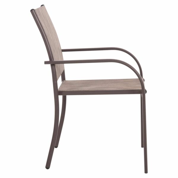 ΠΟΛΥΘΡΟΝΑ ΕΞ.ΧΩΡΟΥ REDAN HM5976.05 ΜΕΤΑΛΛΟ ΚΑΦΕ-TEXTILENE ΚΑΦΕ 56x60x88Υεκ - Image 4