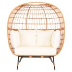 ΠΟΛΥΘΡΟΝΑ ΦΩΛΙΑ MIAMI 2 ΑΤΟΜΩΝ ΤΥΠΟΥ RATTAN HM5870.11 132.5x90x154Υεκ - Image 3