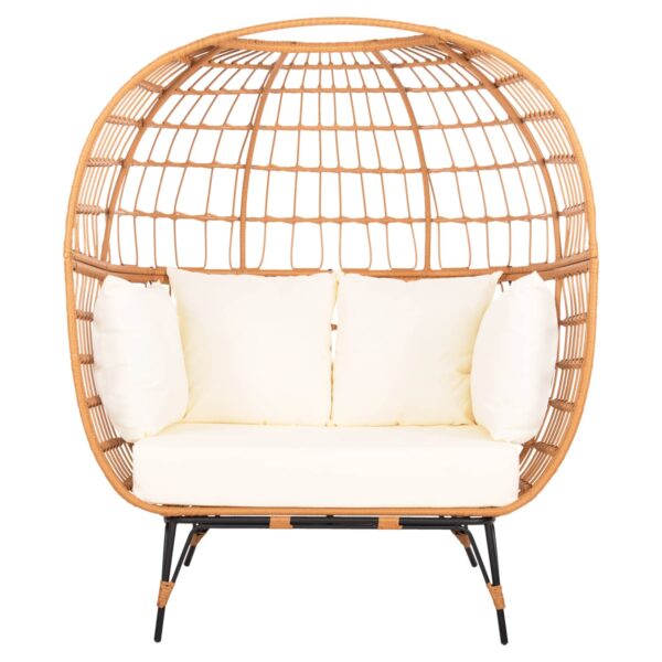 ΠΟΛΥΘΡΟΝΑ ΦΩΛΙΑ MIAMI 2 ΑΤΟΜΩΝ ΤΥΠΟΥ RATTAN HM5870.11 132.5x90x154Υεκ - Image 3