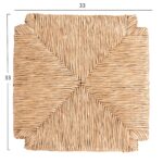 ΨΑΘΑ ΑΠΟ SEAGRASS ΓΙΑ ΞΥΛΙΝΟ ΣΚΑΜΠΟ ΚΑΦΕΝΕΙΟΥ-33Χ33Χ3.5εκ.(πάχος) HM5098.11 - Image 2