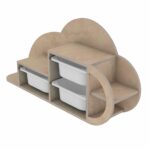 ΣΥΡΤΑΡΙΕΡΑ ΤΟΙΧΟΥ SANI HM18227.03 ΞΥΛΟ ΣΗΜΥΔΑΣ-ΛΕΥΚΑ P.E. ΣΥΡΤΑΡΙΑ 98x22,5x48,5Υεκ. - Image 5