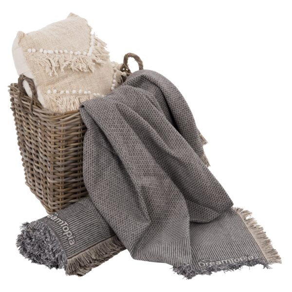 ΡΙΧΤΑΡΙ ME ΚΡΟΣΙΑ DREAMTOPIA HM12164.02 ΣΕ ΣΚΟΥΡΟ ΓΚΡΙ ΧΡΩΜΑ 178X178εκ. - Image 4