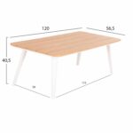 ΣΑΛΟΝΙ ΓΩΝΙΑ ΕΞ.ΧΩΡΟΥ MAERLY HM6140.01 ΑΛΟΥΜΙΝΙΟ ΛΕΥΚΟ-ΜΑΞΙΛΑΡΙΑ ΑΝΘΡΑΚΙ-ΣΥΝΘ.ΣΧΟΙΝΙ - Image 3