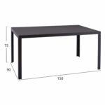 ΣΕΤ ΕΞ.ΧΩΡΟΥ 5ΤΜΧ OFER HM21029 ΣΚΟΥΡΟ ΓΚΡΙ ΜΕΤΑΛΛΟ-ΜΑΥΡΟ WICKER & ΜΕΤΑΛΛΟ - Image 2