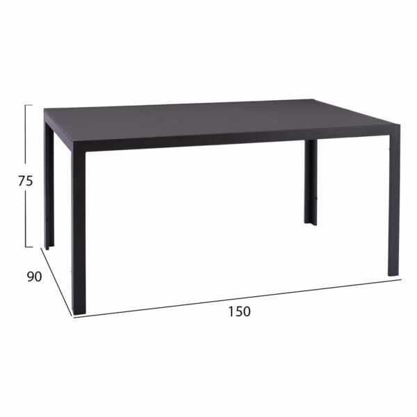 ΣΕΤ ΕΞ.ΧΩΡΟΥ 5ΤΜΧ OFER HM21029 ΣΚΟΥΡΟ ΓΚΡΙ ΜΕΤΑΛΛΟ-ΜΑΥΡΟ WICKER & ΜΕΤΑΛΛΟ - Image 2