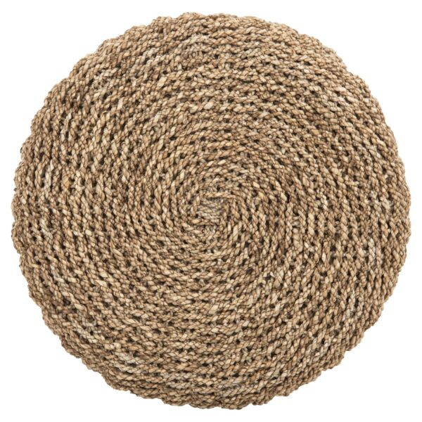 ΣΚΑΜΠΟ BEAM HM7827.01 ΞΥΛΟ ΤΕΑΚ ΚΑΙ SEAGRASS ΣΕ ΦΥΣΙΚΟ & ΛΕΥΚΟ Φ42x46Yεκ. - Image 5