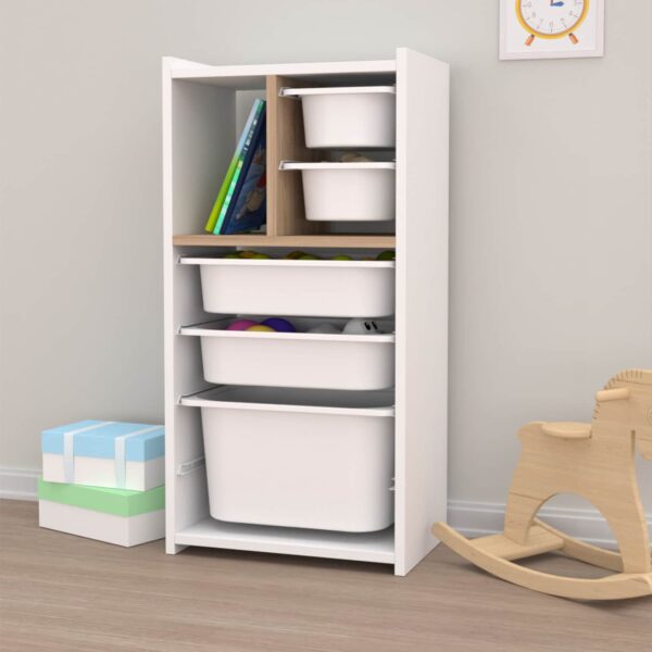 ΣΥΡΤΑΡΙΕΡΑ SANI HM18209.01 ΜΕΛΑΜΙΝΗ ΣΕ ΛΕΥΚΟ-ΣΟΝΟΜΑ & ΛΕΥΚΑ ΣΥΡΤΑΡΙΑ P.E. 45,5x30x90Υεκ. - Image 2