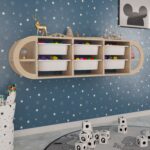 ΣΥΡΤΑΡΙΕΡΑ ΤΟΙΧΟΥ SANI HM18228.03 ΞΥΛΟ ΣΗΜΥΔΑΣ & 6 ΛΕΥΚΑ ΣΥΡΤΑΡΙΑ P.E. 126x26x33Υεκ. - Image 3