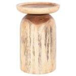 ΤΡΑΠΕΖΙ ΒΟΗΘΗΤΙΚΟ LOKI HM9899 ΜΑΣΙΦ ΞΥΛΟ SUAR ΣΕ ΦΥΣΙΚΟ Φ30x46Υεκ. - Image 3