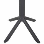 ΤΡΑΠΕΖΙ ΜΠΑΡ ΣΤΡΟΓΓΥΛΟ TERRIN HM6126.20 ΠΟΛΥΠΡΟΠΥΛΕΝΙΟ ΓΚΡΙ Φ60x106Υεκ. - Image 5