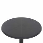 ΤΡΑΠΕΖΙ ΠΟΛΥΠΡΟΠΥΛΕΝΙΟΥ ΣΤΡΟΓΓΥΛΟ TERRIN HM6124.20 ΓΚΡΙ Φ61x77Υεκ. - Image 4