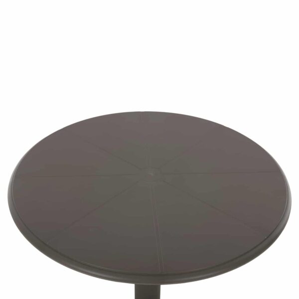 ΤΡΑΠΕΖΙ ΠΟΛΥΠΡΟΠΥΛΕΝΙΟΥ ΣΤΡΟΓΓΥΛΟ TERRIN HM6124.15 OLIVE GREEN Φ60x75Υεκ. - Image 4