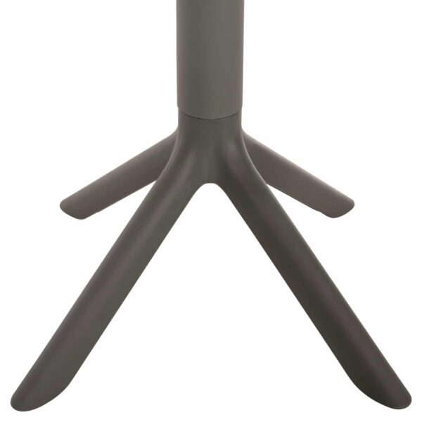 ΤΡΑΠΕΖΙ ΠΟΛΥΠΡΟΠΥΛΕΝΙΟΥ ΣΤΡΟΓΓΥΛΟ TERRIN HM6124.15 OLIVE GREEN Φ60x75Υεκ. - Image 5