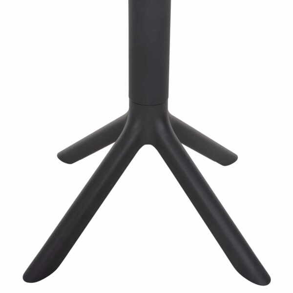 ΤΡΑΠΕΖΙ ΠΟΛΥΠΡΟΠΥΛΕΝΙΟΥ ΣΤΡΟΓΓΥΛΟ TERRIN HM6124.20 ΓΚΡΙ Φ61x77Υεκ. - Image 5