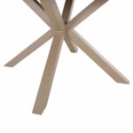 ΤΡΑΠΕΖΙ ΣΤΡΟΓΓΥΛΟ ΕΞ.ΧΩΡΟΥ MORIL HM6041.04 ΑΛΟΥΜΙΝΙΟ ΣΑΜΠΑΝΙ-POLYWOOD ΦΥΣΙΚΟ Φ120εκ. - Image 6