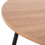 ΤΡΑΠΕΖΙΑ ΣΑΛΟΝΙΟΥ ΣΤΡΟΓΓΥΛΑ 2ΤΜΧ CUPPER HM9878.01 ΜΕΛΑΜΙΝΗ ΣΟΝΑΜΑ-ΜΑΥΡΟ ΜΕΤΑΛΛΟ - Image 6