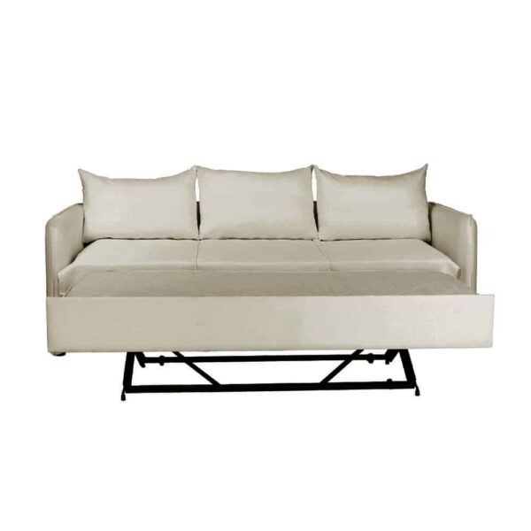 ISLAND ΚΑΝΑΠΕΣ 3ΘΕΣΙΟΣ ΜΕ ΑΠΟΣΥΡΟΜΕΝΟ ΥΦΑΣΜΑ ΚΑΙ ΜΗΧΑΝΙΣΜΟ ΜΕ ΣΤΡΩΜΑ BEIGE ΑΝΟΙΧΤΟ ASTI1 230x90x76 01-3513 - Image 2