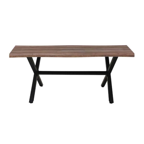 BRICK ΤΡΑΠΕΖΙ ΚΑΡΥΔΙ ΜΑΥΡΟ 180x90x75 02-0390 - Image 3