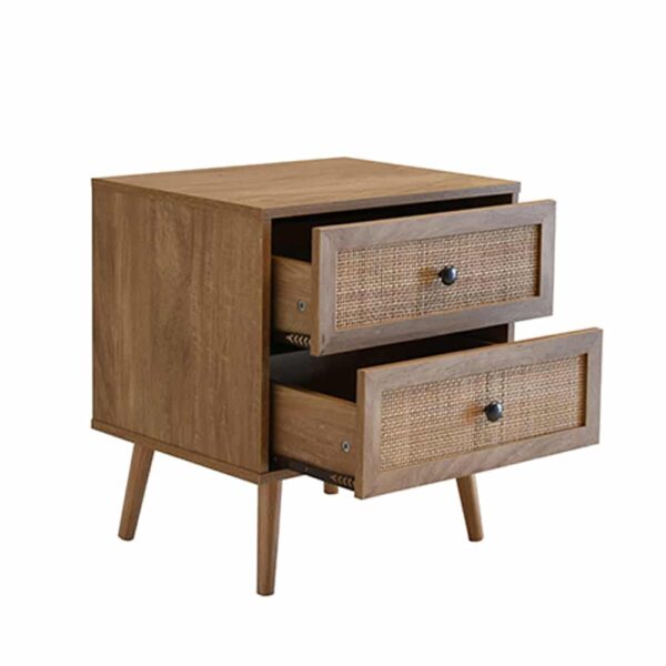 AMMOS ΚΟΜΟΔΙΝΟ 2ΣΥΡΤΑΡΙΑ ΦΥΣΙΚΟ ΜΕ RATTAN 50x39x54.8 09-1233 - Image 5