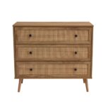AMMOS ΣΥΡΤΑΡΙΕΡΑ 3ΣΥΡΤΑΡΙΑ ΦΥΣΙΚΟ ΜΕ RATTAN 90x39x79 09-1234 - Image 3