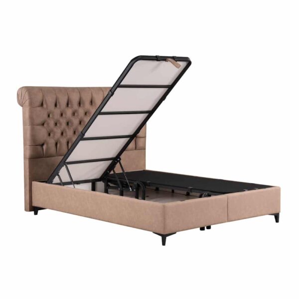 CHESTER ΚΡΕΒΑΤΙ ΜΕ ΑΠΟΘΗΚ. ΧΩΡΟ (ΓΙΑ ΣΤΡΩΜΑ 160x200cm) PURO 14-619 223x160x138 09-1938 - Image 4