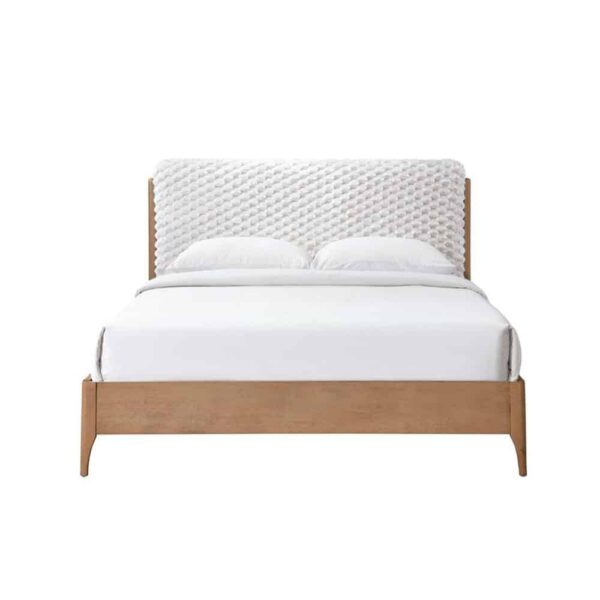 LORDY ΚΡΕΒΑΤΙ (ΓΙΑ ΣΤΡΩΜΑ 160x196cm) CREAM 207.5x177x103.5 09-2033 - Image 4