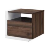 DOBLE ΚΟΜΟΔΙΝΟ 1ΠΟΡΤΑ ΚΑΡΥΔΙ ΛΕΥΚΟ 46x40x43 09-2047