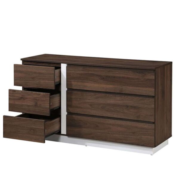 DOBLE ΣΥΡΤΑΡΙΕΡΑ 3ΣΥΡΤΑΡΙΑ ΚΑΡΥΔΙ ΛΕΥΚΟ 120x39x70 09-2048 - Image 2