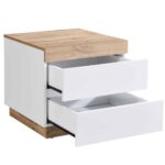 CASA ΚΟΜΟΔΙΝΟ 2ΣΥΡΤΑΡΙΑ ΛΕΥΚΟ ΦΥΣΙΚΟ 50x50x50 09-2049 - Image 2