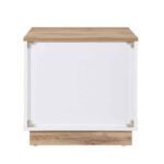 CASA ΚΟΜΟΔΙΝΟ 2ΣΥΡΤΑΡΙΑ ΛΕΥΚΟ ΦΥΣΙΚΟ 50x50x50 09-2049 - Image 4