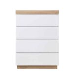 CASA ΣΥΡΤΑΡΙΕΡΑ 4ΣΥΡΤΑΡΙΑ ΛΕΥΚΟ ΦΥΣΙΚΟ 80x50x110 09-2050 - Image 3