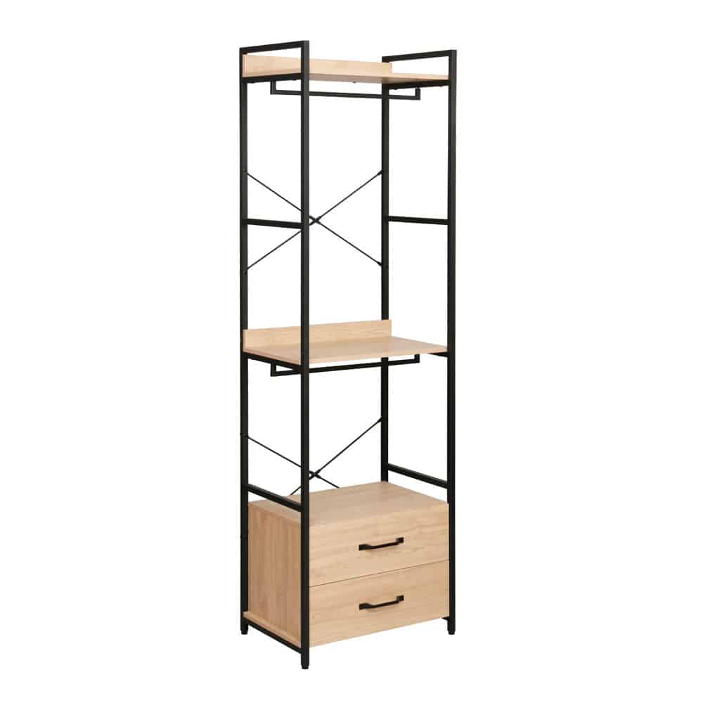 18-0019-2zWA9-first-_1 XENIA ΝΤΟΥΛΑΠΑ ΦΥΣΙΚΟ ΜΑΥΡΟ 60x40x200 18-0019 - Image 1