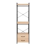 XENIA ΝΤΟΥΛΑΠΑ ΦΥΣΙΚΟ ΜΑΥΡΟ 60x40x200 18-0019 - Image 3